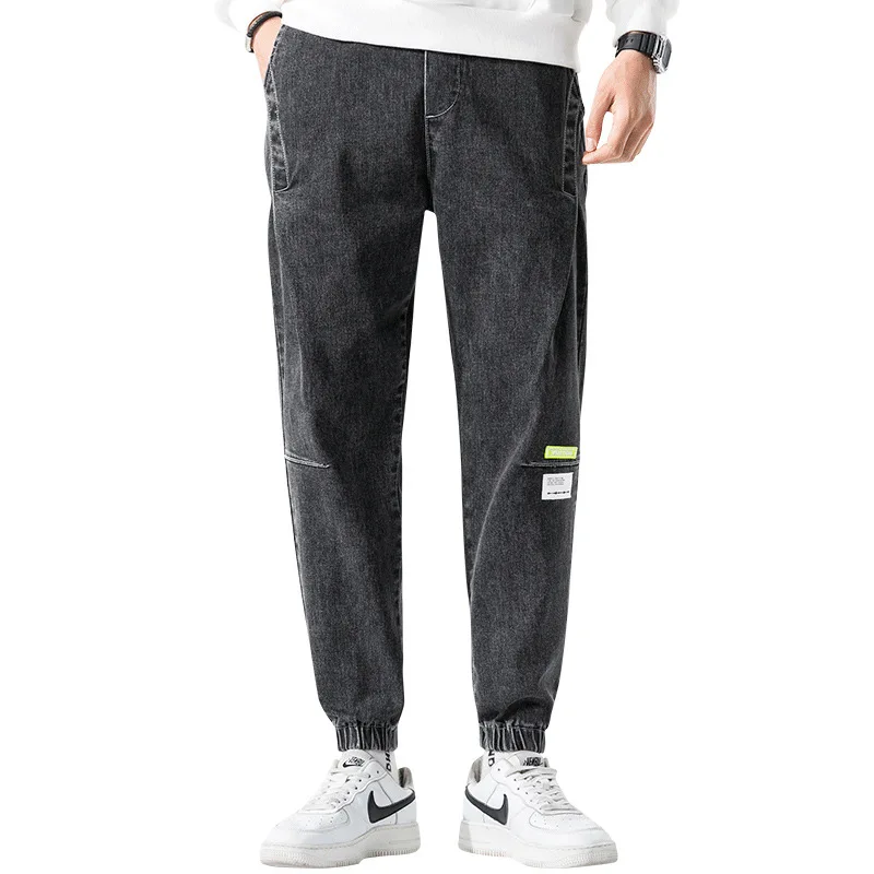 Lunan Clothing | han edition of new fund of 2020 autumn daily teenagers loose black cowboy pants wholesale spot