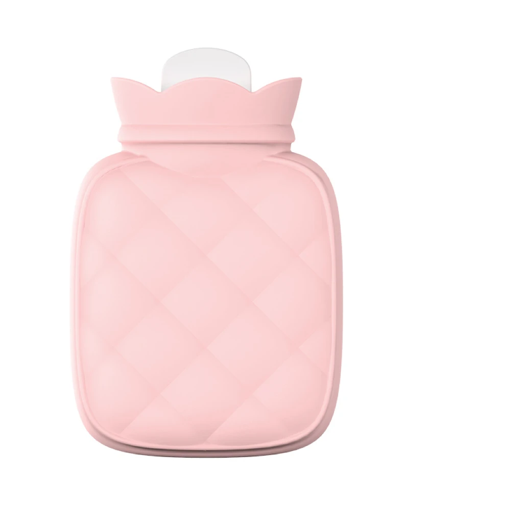Reusable Winter Warm Keeper Hot Water Bottle Silicone Rubber Hot Water Bag