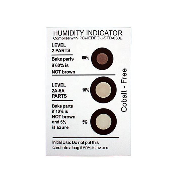 humidity indicator plug desiccant and humidity indicators msl humidity indicator card