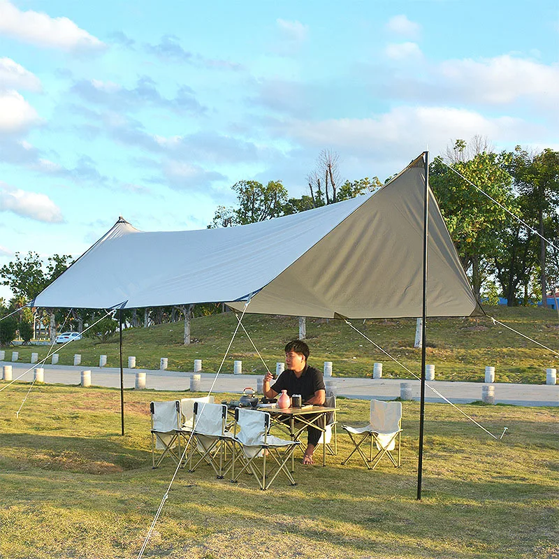 2022 HOT 4.2 (kg) 5.2*4.22 canopy tent outdoor camping sunscreen rainproof awning pergola camping barbecue
