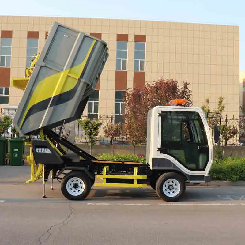 Electric Garbage Dump Truck Battery Operated Garbage Collection Truck Waste Transport Vehicle