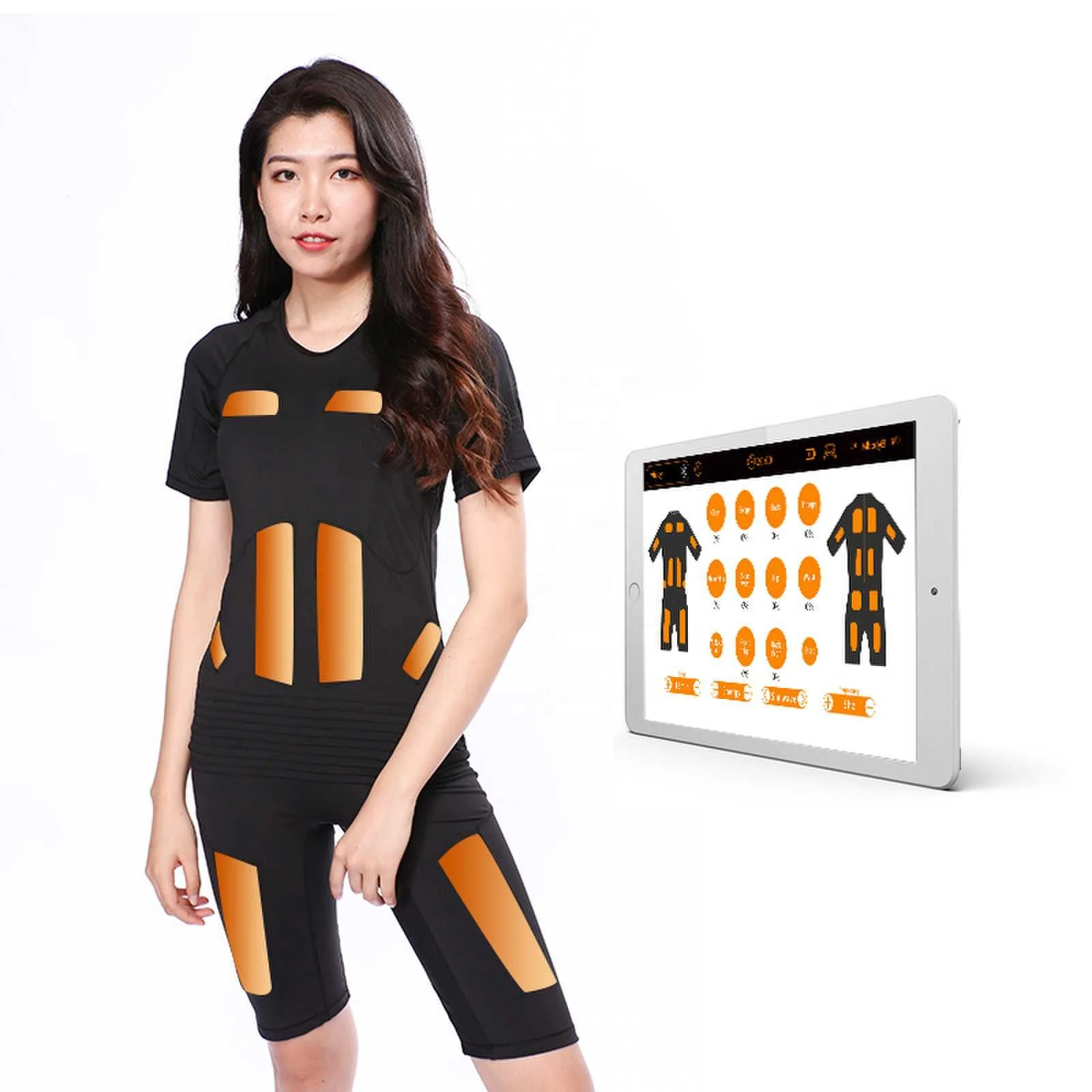 Self DIY Bodybuilding Electric Muscle Fitness Machine EMS Arm Hip Waist Training Pants Shorts Suit