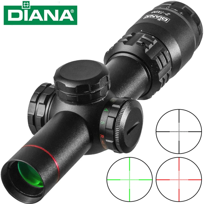 DIANA 2-7x20 HD охотничий прицел для освещения охоты