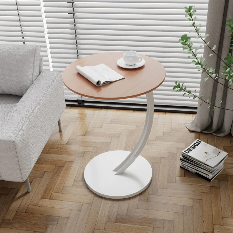 Casual coffee table sofa side cabinet mini round living room corner several bedroom bedside table