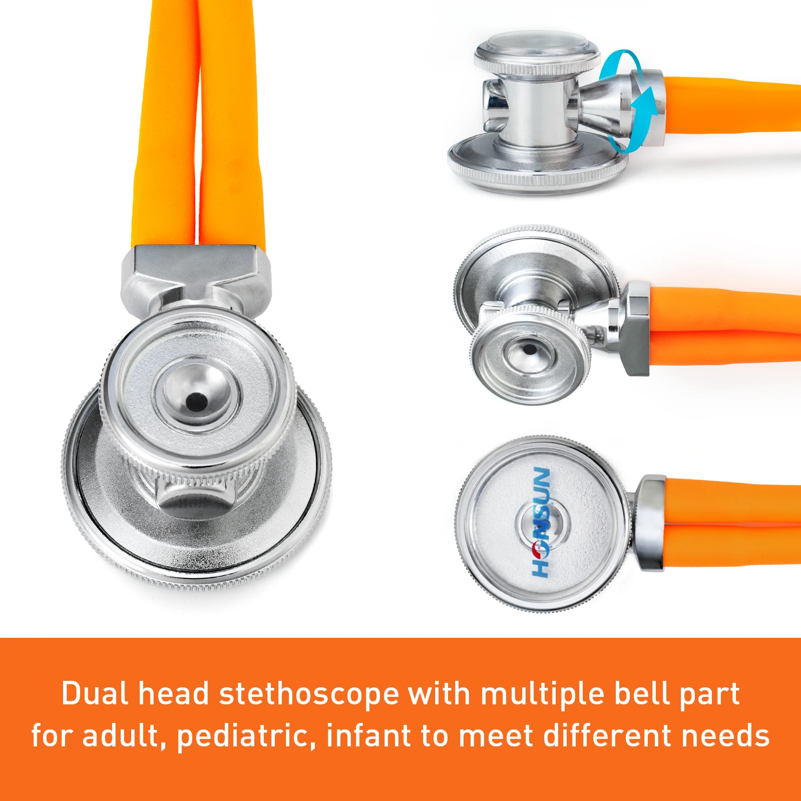 HONSUN HS-30C Medical Hospital Doctor Standard Sprague Rappaport Stethoscope