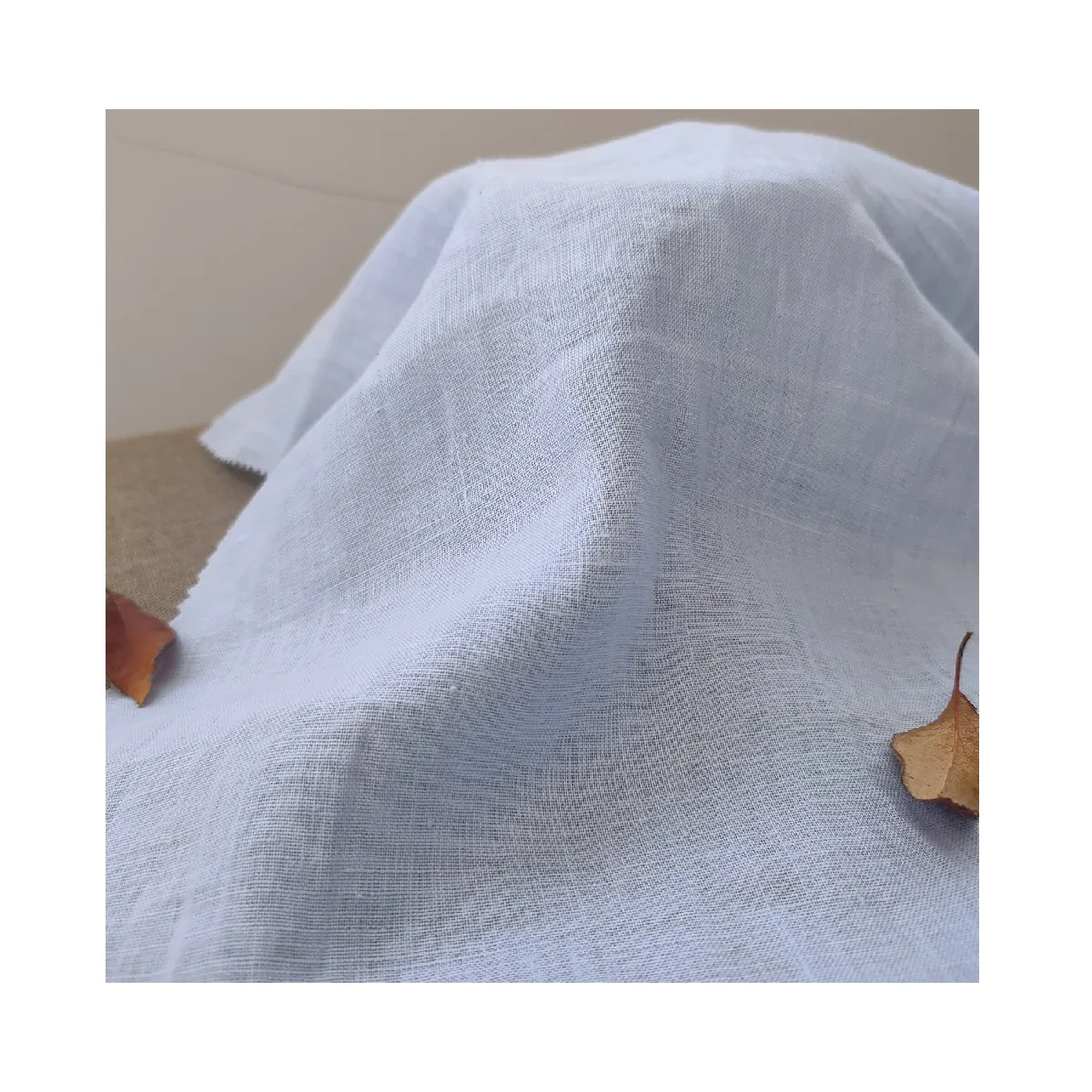 HOT SALE 100% organic hemp woven fabric white 118 GSM for shirt wholesale