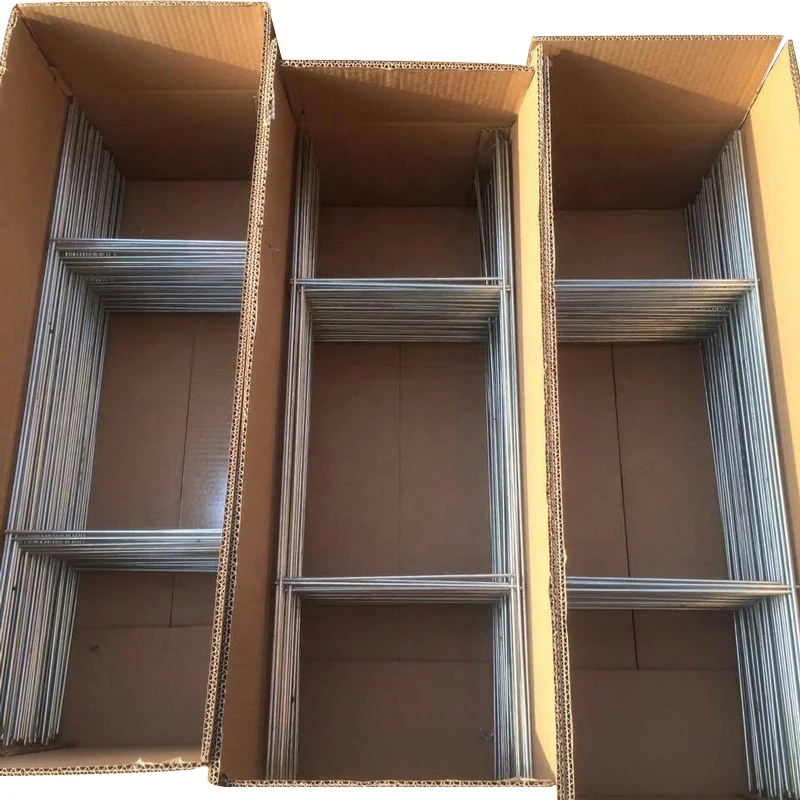 Outdoor Advertising Signs Corrugated H Metal Wire Stake For Parking Guide