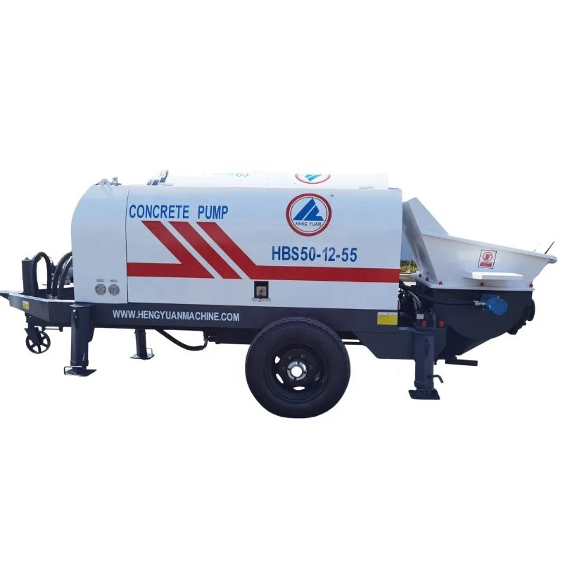 Diesel Large Good quality Moving Cement Concrete Mixer Concrete Pumps Provided Philippines concrete pump 1.5 Years 30/40 M3/h