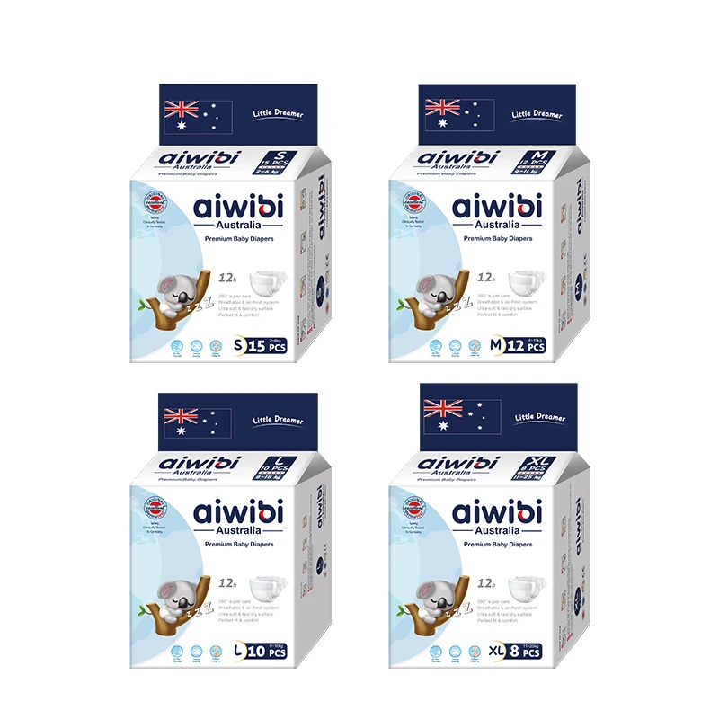 AIWIBI  Best Price Baby Diapers/Nappies  New Born Baby Diapers Japanese A Grade  for Wholesale