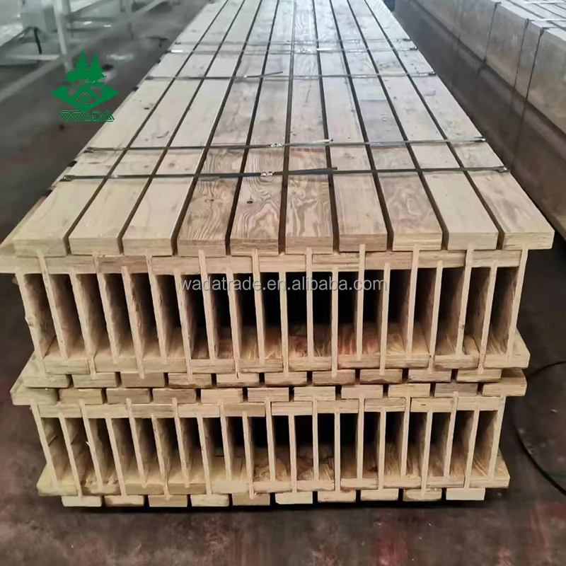Building construction use high quality Pine LVL wood floor  I- beams