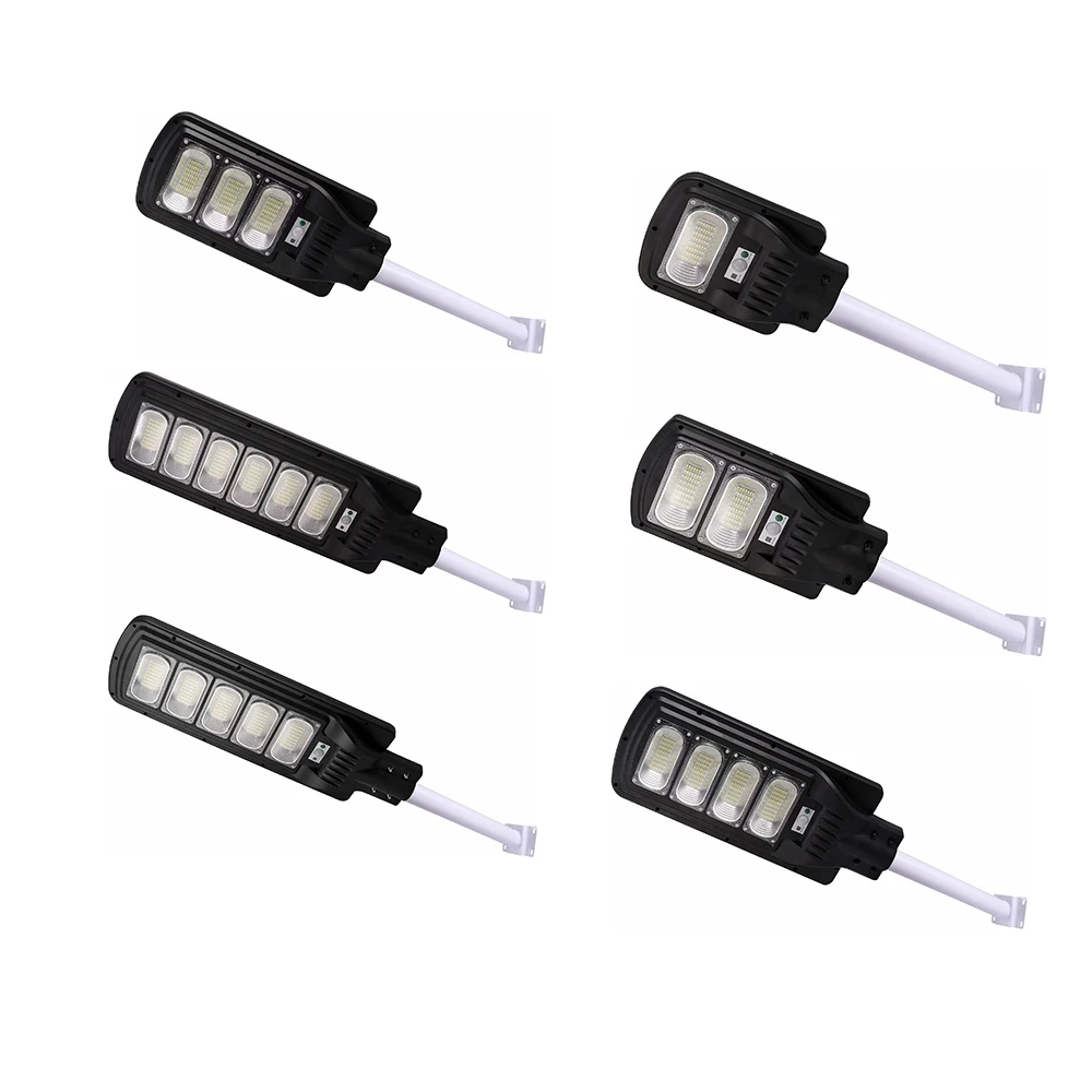 outdoor solar Lamp integrated solar power street lighting led  with pole PIR Motion Sensor 150w 300w