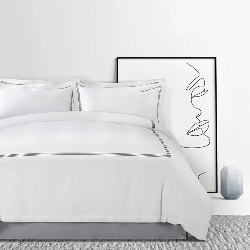 Fade Resistant Queen Bedding Set Bed Sheets &  Set Hotel Luxury Soft Premium Wrinkle