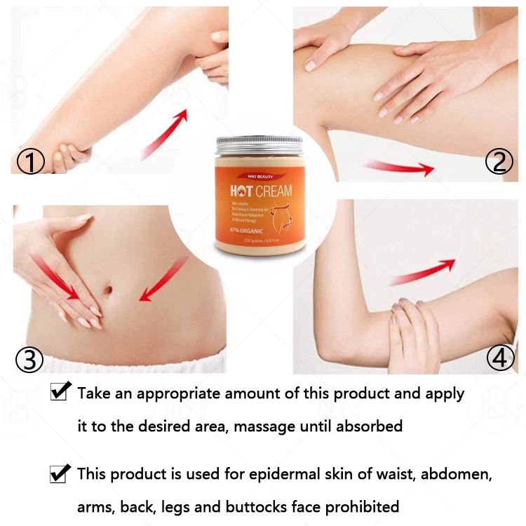 Natural Body Legs Firming Slim Cream Anti Cellulite Fat Burn Slimming Hot Cream For Weight Loss