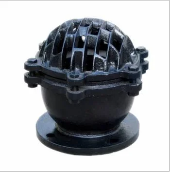  Black foot valve used in water treatment with stainless steel