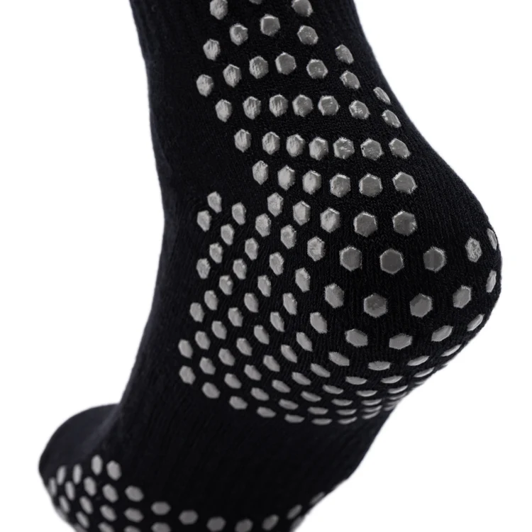 Guangdong long customized football soccer non slip grip tube socks