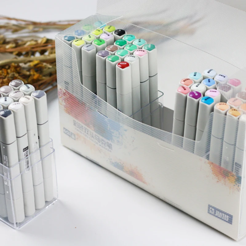 Factory price professional twin-tips color art marker pen