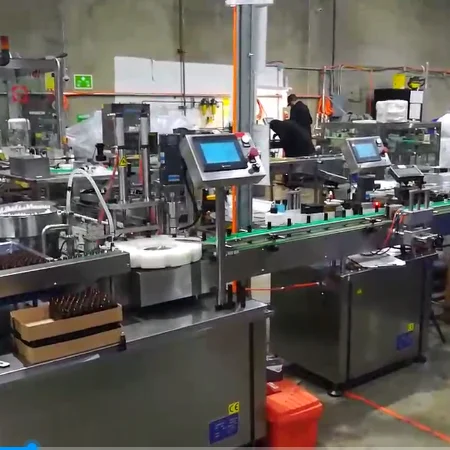 Customized automatic roll-on bottle essential oil smart filling machine filling capping line