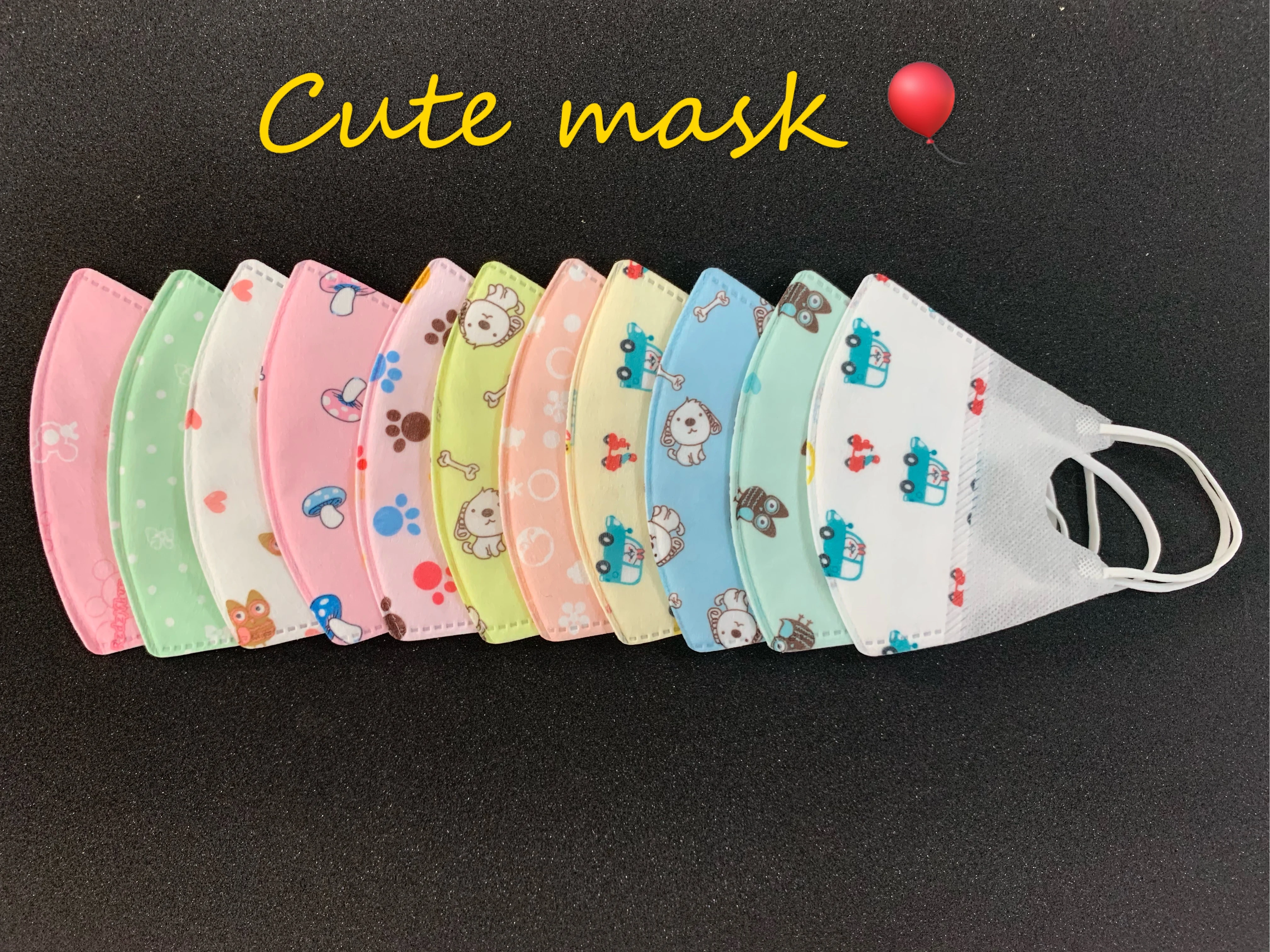 cute baby face mask air pollution mask