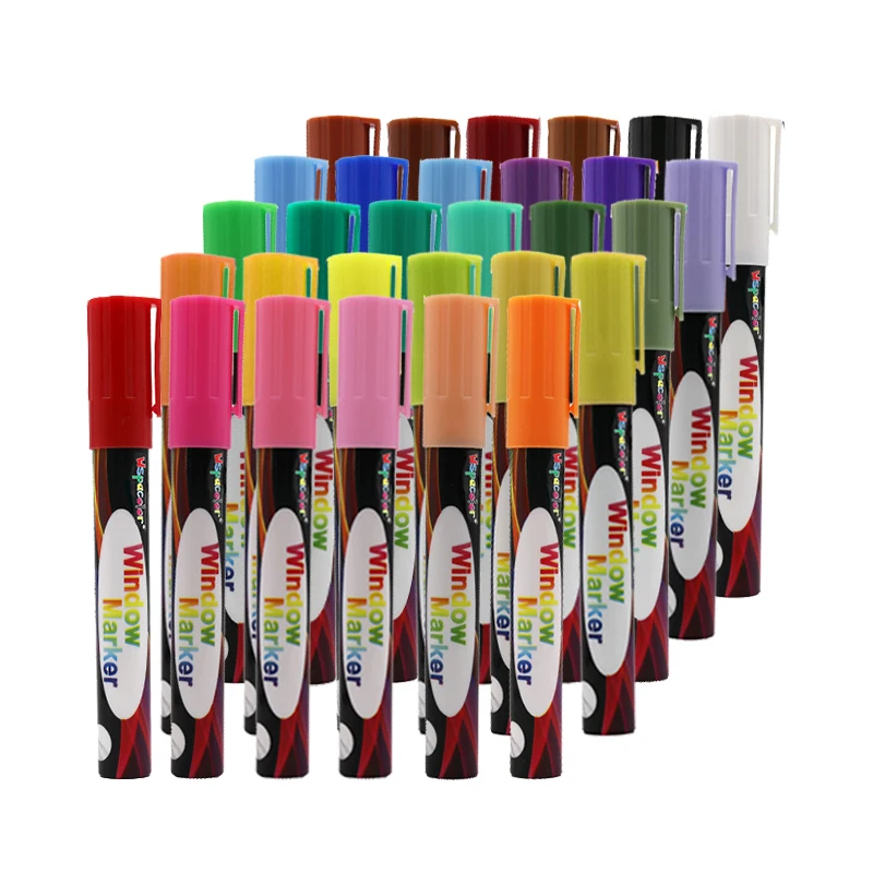 6mm dry erase marker water-based liquid chalk marker for window chalkboard LED glass