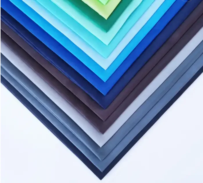 Wholesales high quality 100% polyester Chinese factory 190T taffeta PVC for raincoat fabric