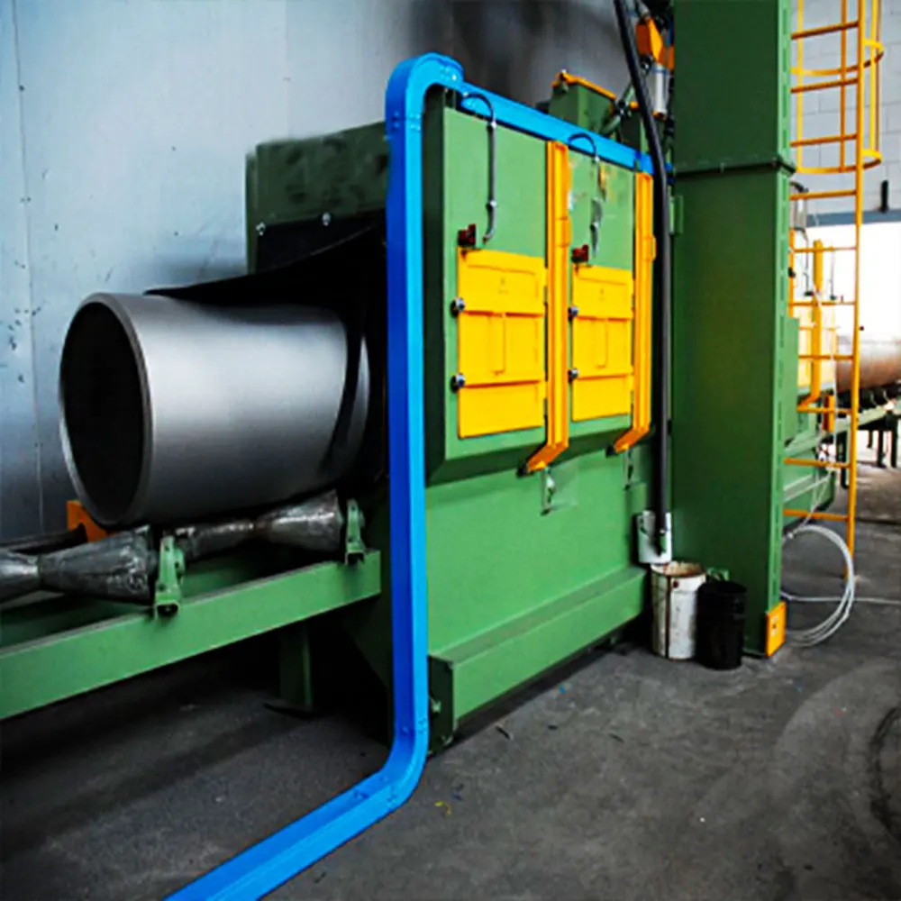 Steel Pipe Steel Tube Sand Blasting Duct Cleaning Equipment/Sandblasting Machine for sale with high efficiency