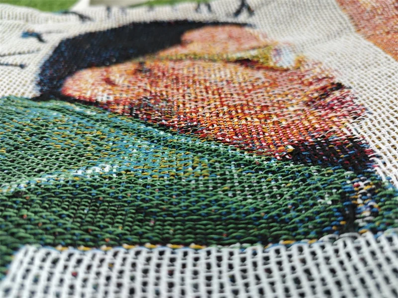 Custom Size Woven Tapestry Blanket Chris Brown Throw Rug and Throw Blanket Unique Custom Blanket