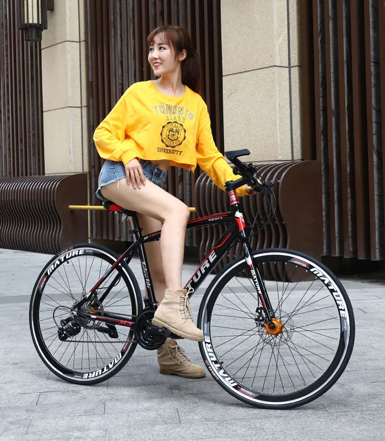 Bicycle bike road bike cycle bycycles roadbike Hot Sale Factory Direct Selling 21 Speed Aluminum alloy Road Bike