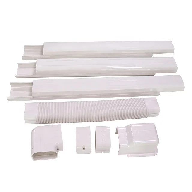 High Quality Cable Duct with Cover Air Conditioner Pipe Cover Air Conditioning Trunking