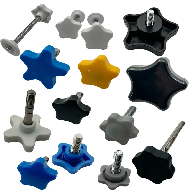 Professional customized Plastic handles of various sizes and models Customized colors and sizes Plastic threaded handles