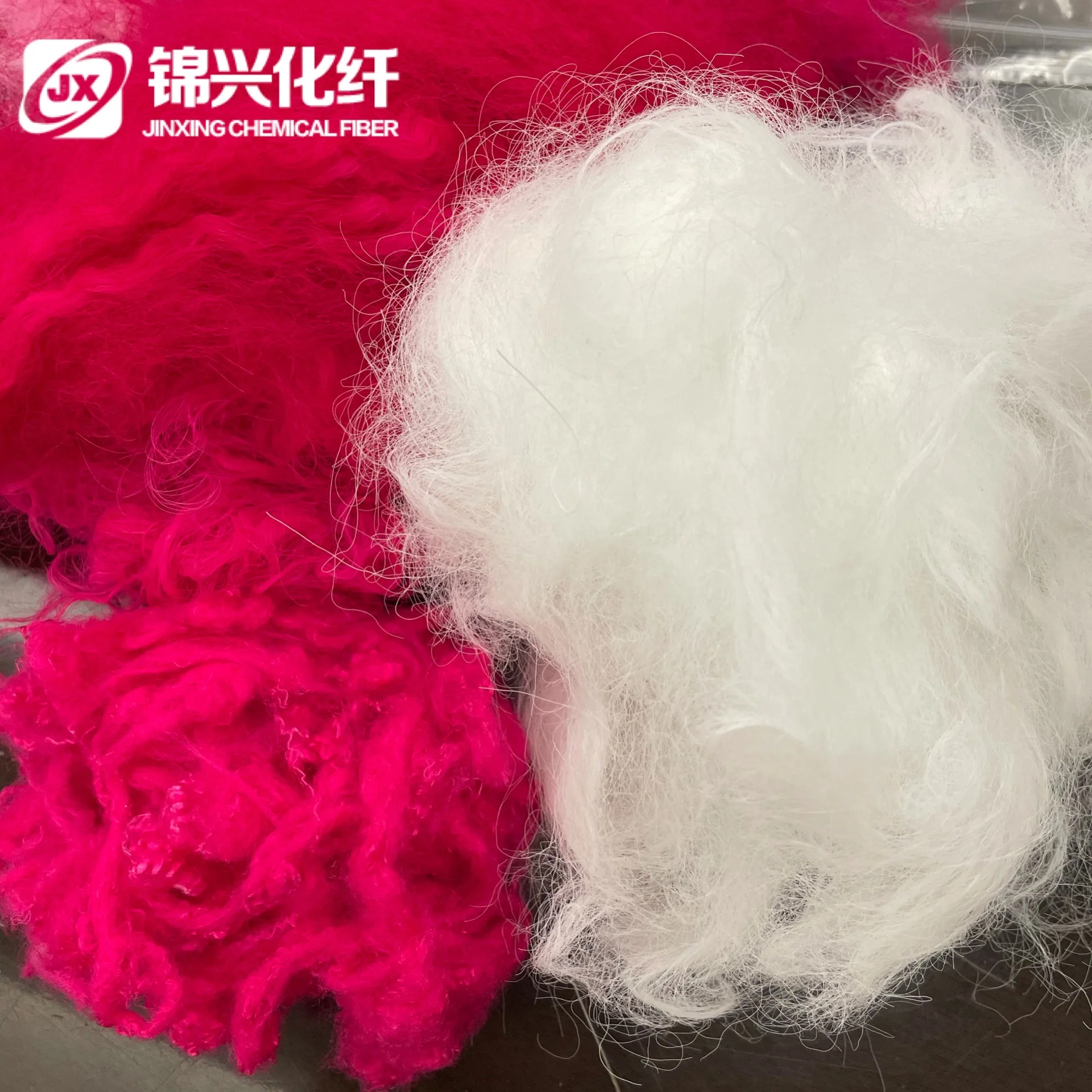 Two component Nylon Polyester staple fiber blend for yarn spinning dyed 1.5D*38mm