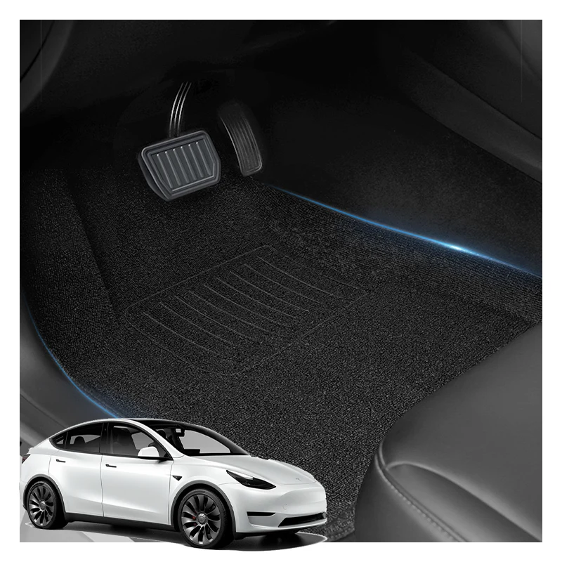 China Carpet Factory 3d Car Floor Mat High Quality 5d Leather Car Mat For Tesla Model 3 Y