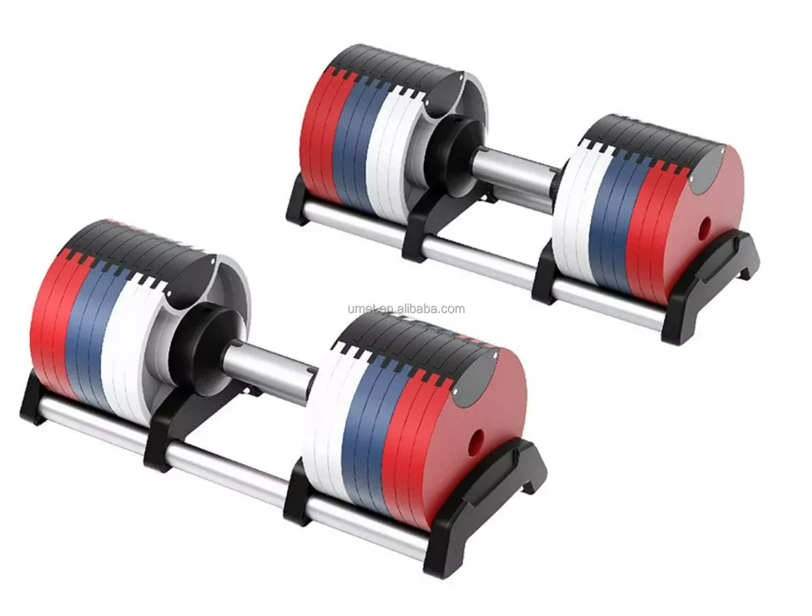 2023 New Upgraded 40.5kg/ 90LB Adjustable Weight Dumbbell Workouts High Quality Dumbbell Set