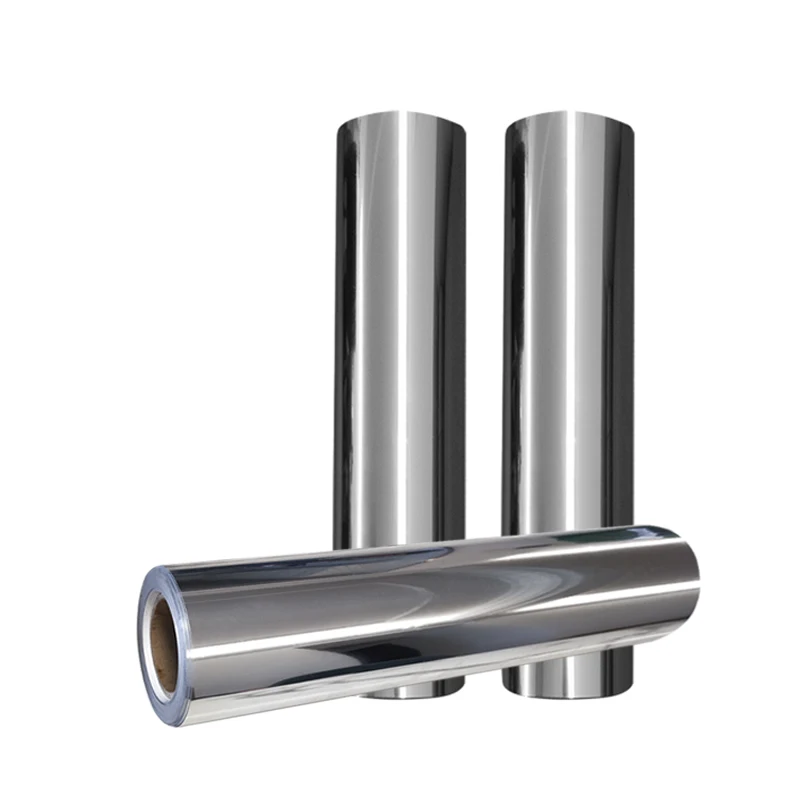 Odm Oem Custom Logo Silver Metallic Heat Transfer Vinyl Rolls Sheeet