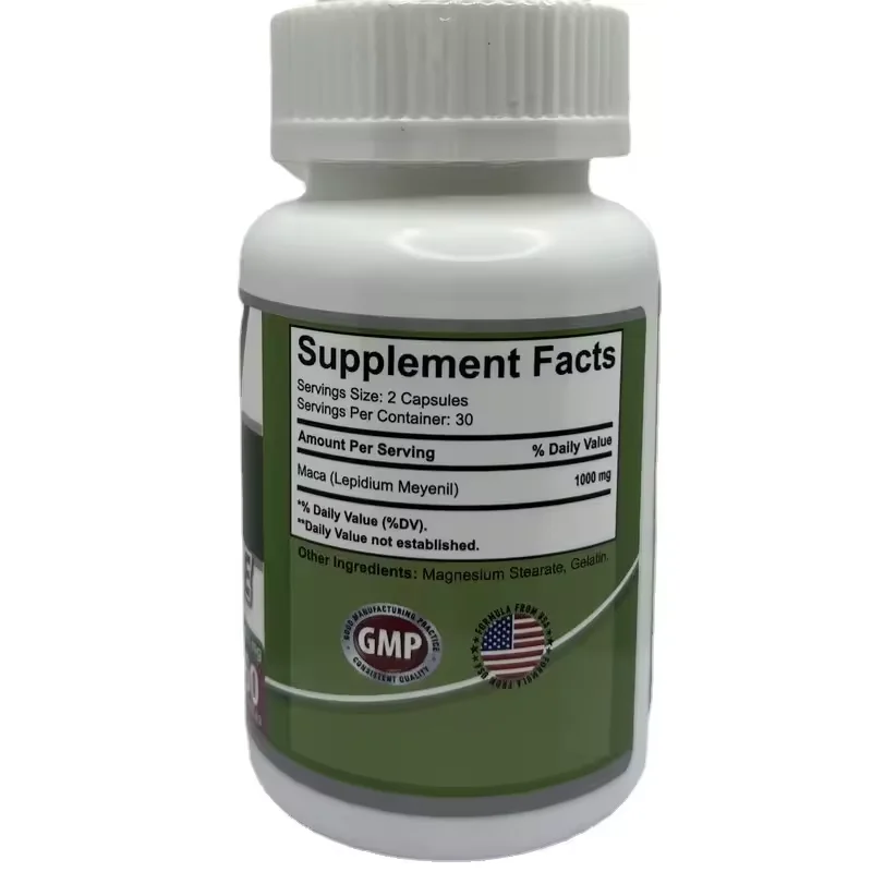 Extreme Maca Capsule Organic Vitamins Buttocks Enlargement Muscle Enhancement Hip Beauty Woman Man Dietary Supplement