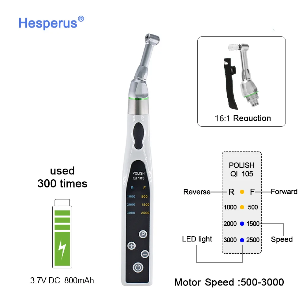 Dental Electric Polishing Motor Oral Care Prophy Handpiece Reduction Endomotor Removable for Teeth Polisher Whitening