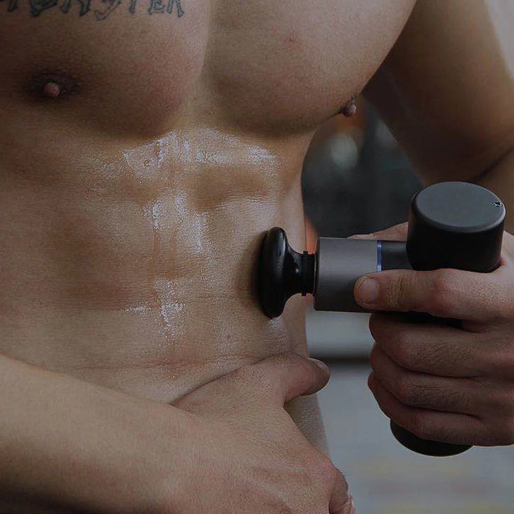 Mini massage gun vibration deep tissue massager professional