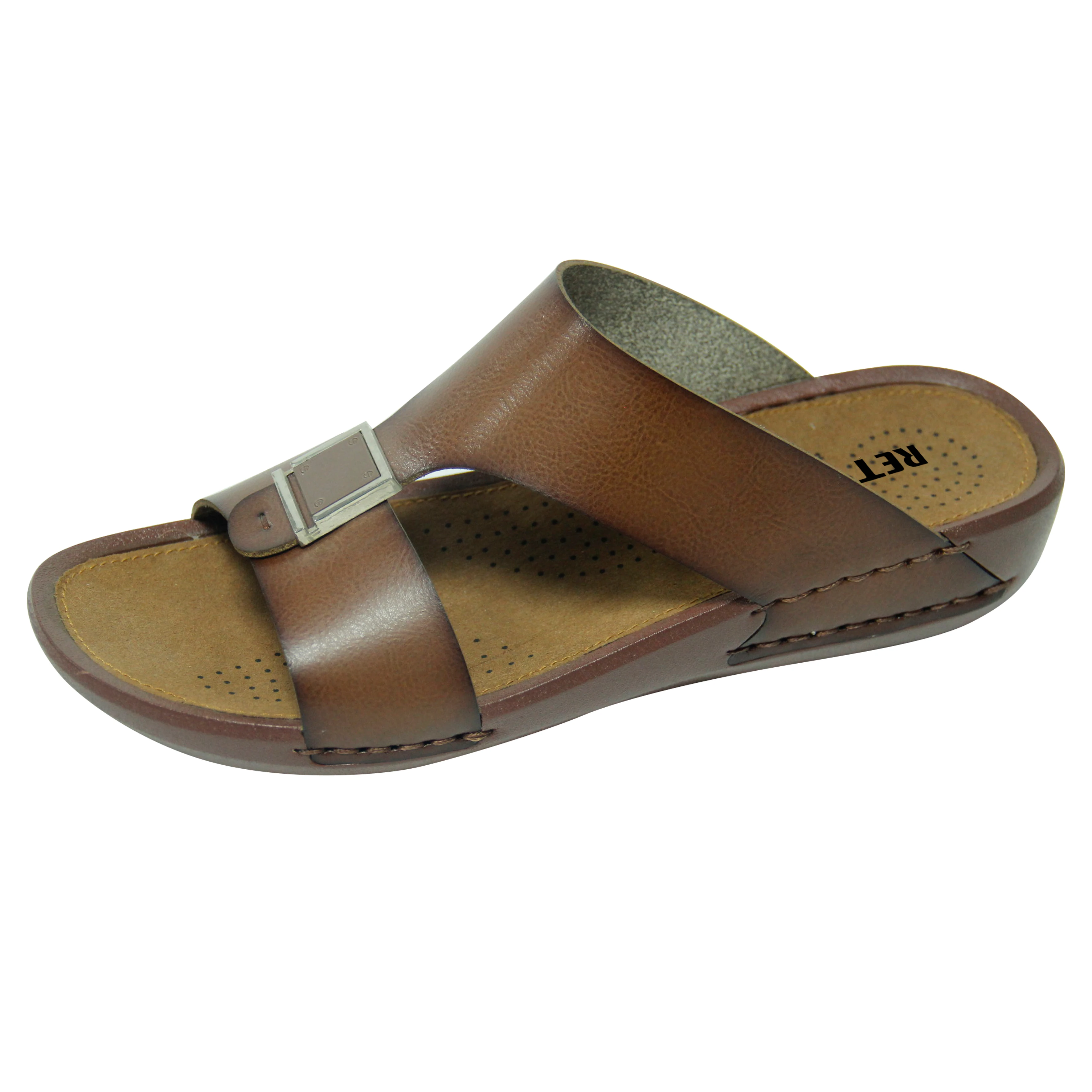Men Arabic shoes Handmade Comfortable PU Leather slider Slipper Arabian Sandals other footwear women Factory Wholesale  Hot Sale