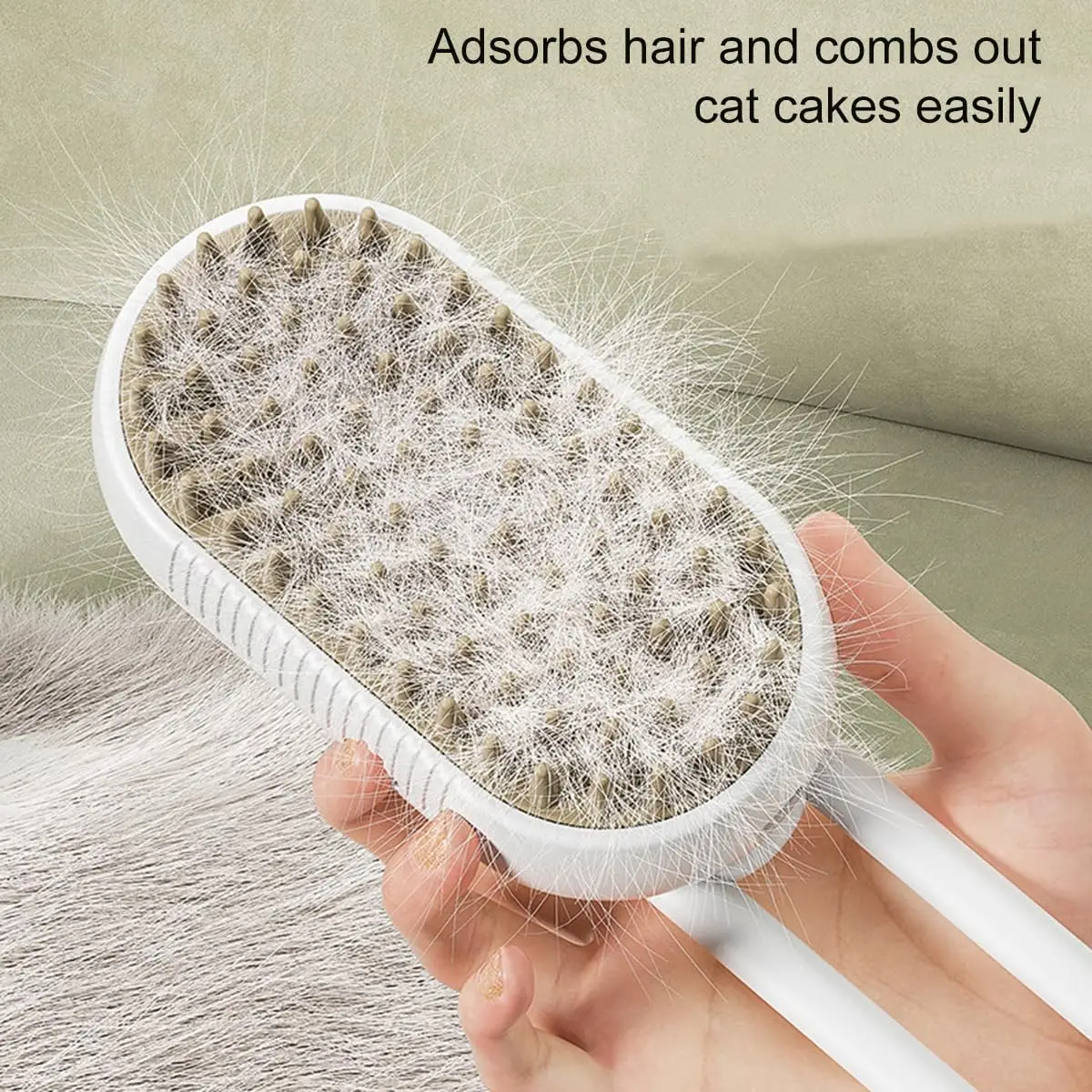 Wholesale 3 in 1 Cat Steamy Brush Steamy Silicone Massage Grooming Brush for Cat and Dog Tangled And Hair Loss Remover