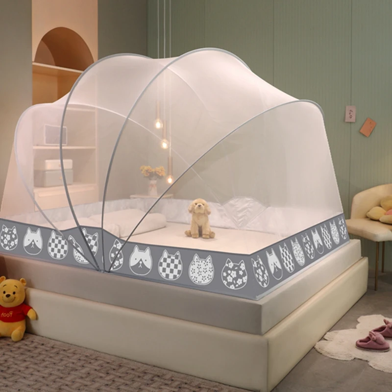 Free Installation Mosquito Net Adult Portable Folding Mosquito Net Children Student Dormitory Summer Mosquito Net