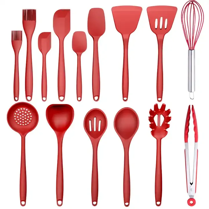 Silicone kitchen spatula Spatula spoon spatula tools Silicone kitchen utensils 15-piece tool set