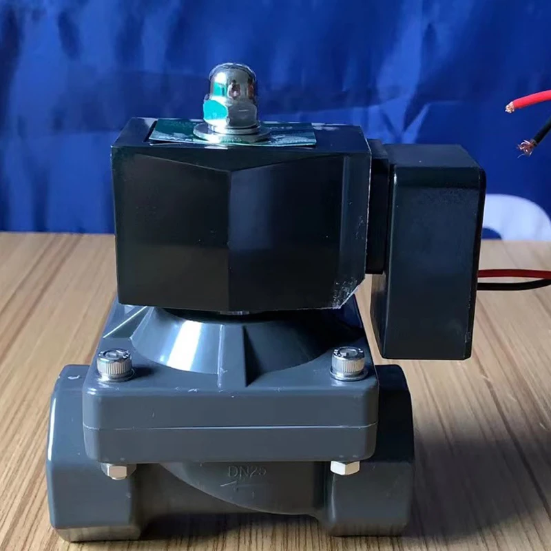 DN25 12Vdc 1inch Normally Closed upvc air steam diaphragm Water solenoid valve  Fountain Solenoid Valve With energy saving