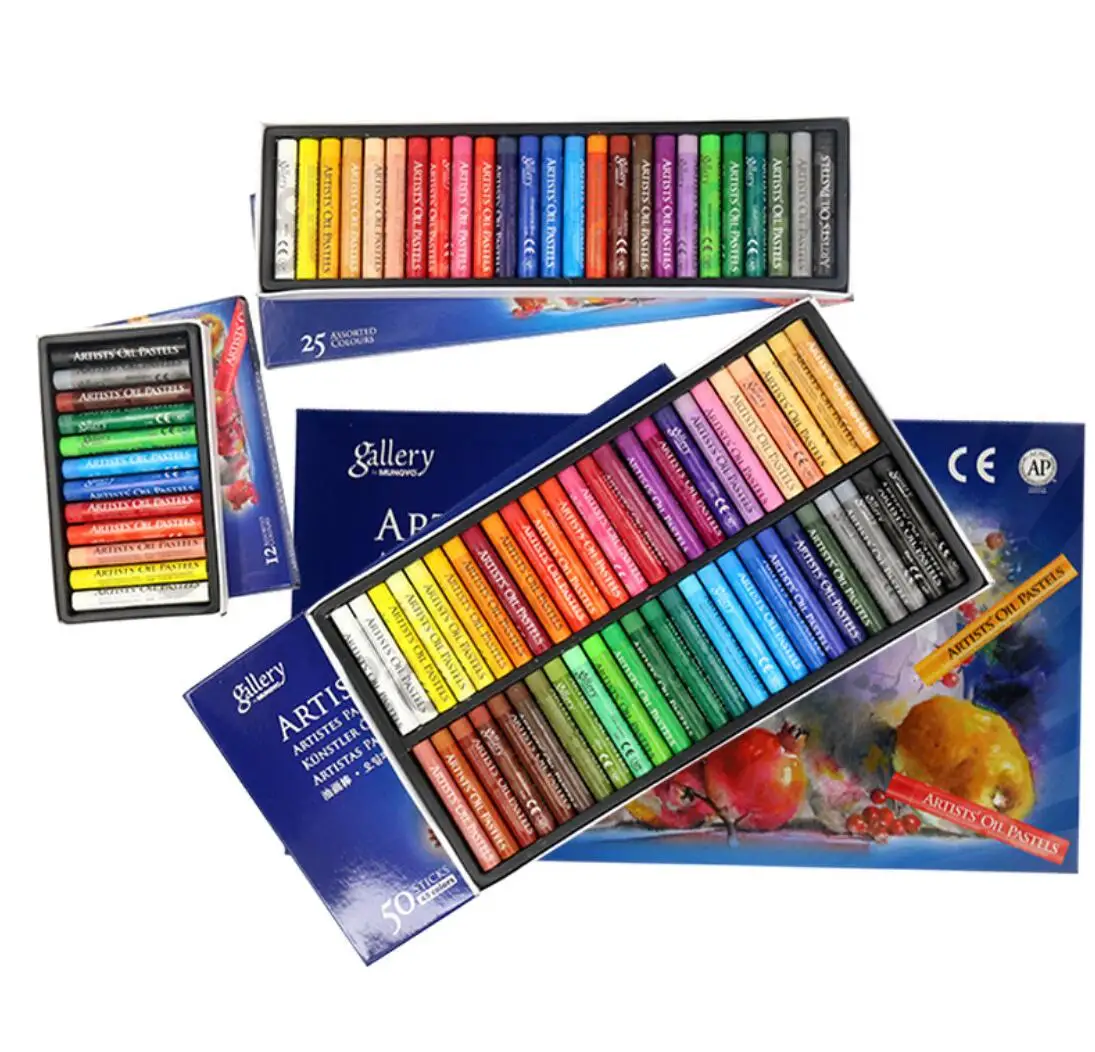 Mops Student Coloring Graffiti Painting Pen 25 Colors Oil Pastel Set Professional