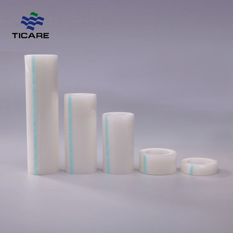 Hospital Transpatrent Waterproof Micropore Adhesive Tape Sensitive Skin Clear Medical PE Surgical Tape