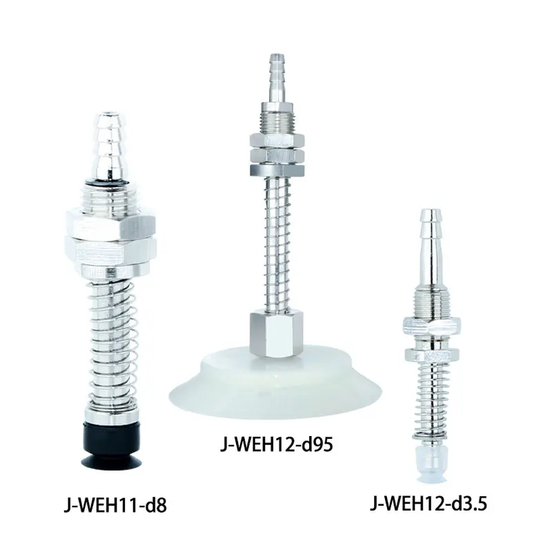 hot d2-d95 silicone rubber industrial buffer glass pneumatic suction cups with spring buffer rubber