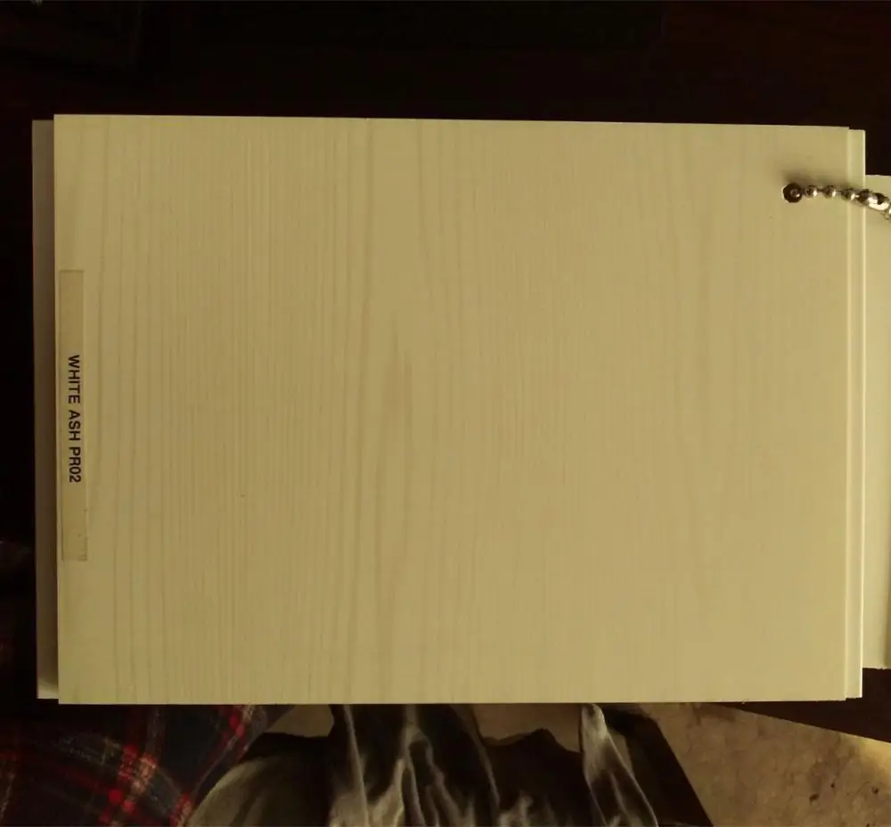 
light grey PVC drop ceiling 