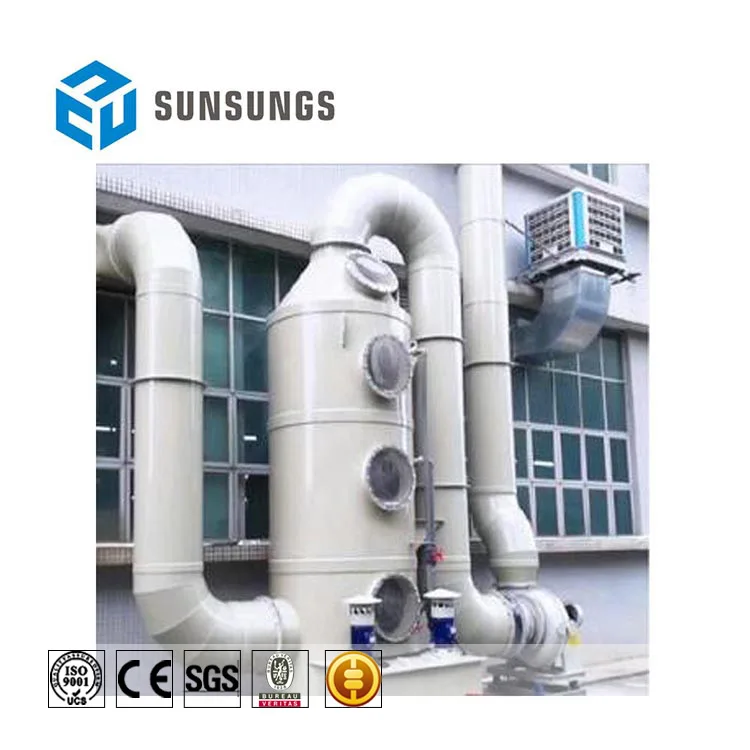 
Environmental Technology Industrial Waste Treatment Equipment For Exhaust Gas Treatment Fume Wet Scrubber Machine 