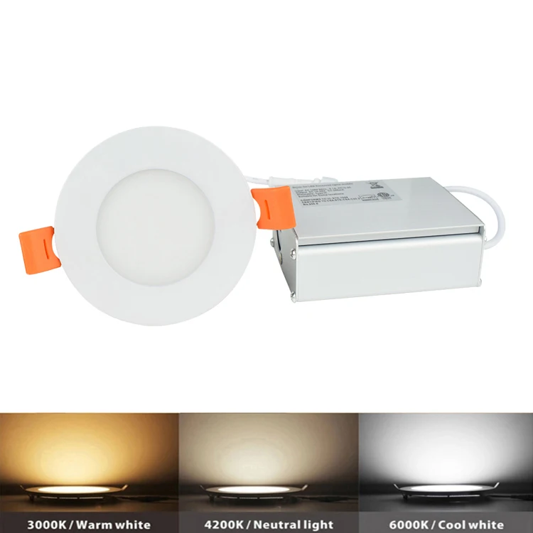 Round Led Recessed Ceiling Panel Down Lights With Ce