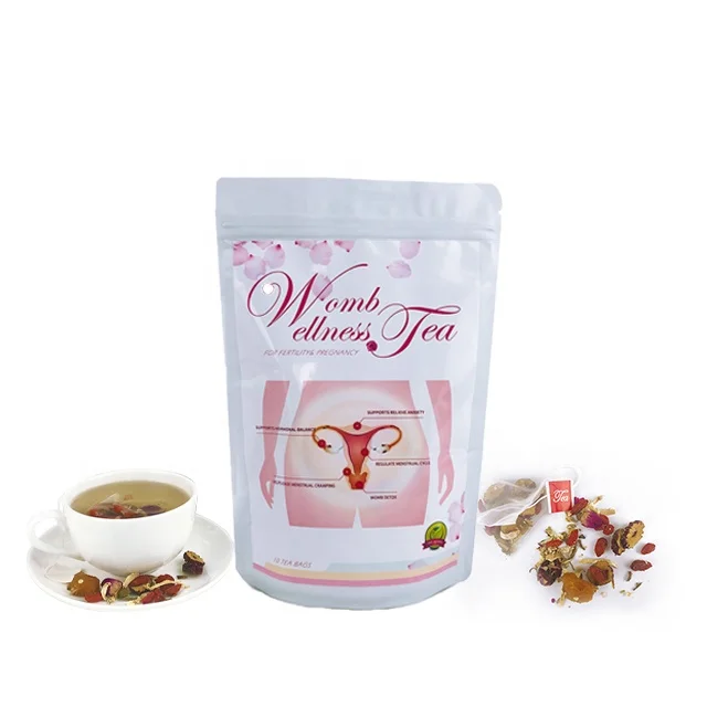 OEM private label herbal loose blooming womb wellness tea for Women fertility  Supports The Female System