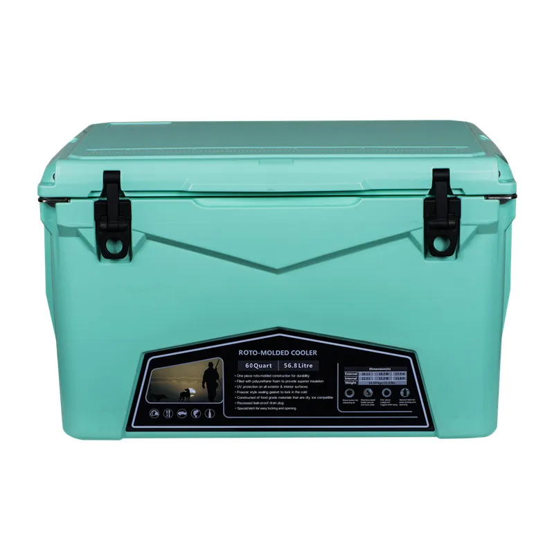 2022  outdoor ice chest cooler box Camping and fishing water rotomolded  cooler box