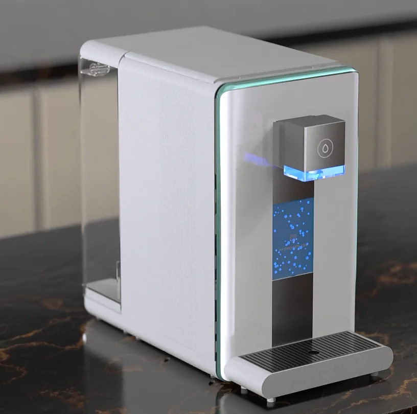 High-end Chinese Hot And Cold Water Purifier Tabletop RO Water Dispenser With Hydrogen Generator